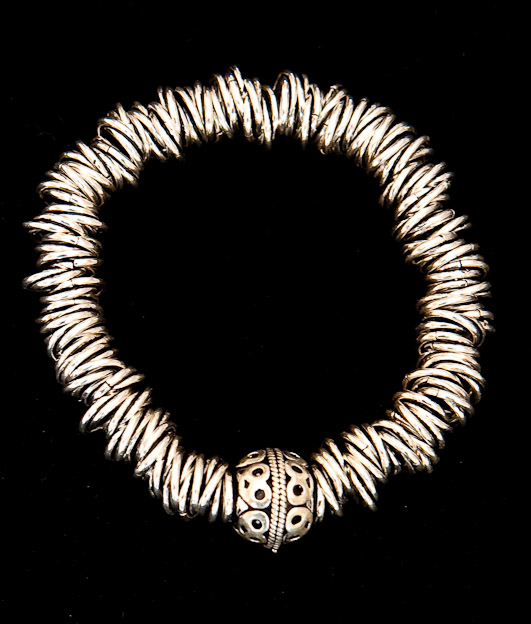 Sterling silver loop bracelet    $150